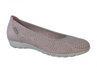 Chaussure mephisto velcro modele elsie perf taupe clair